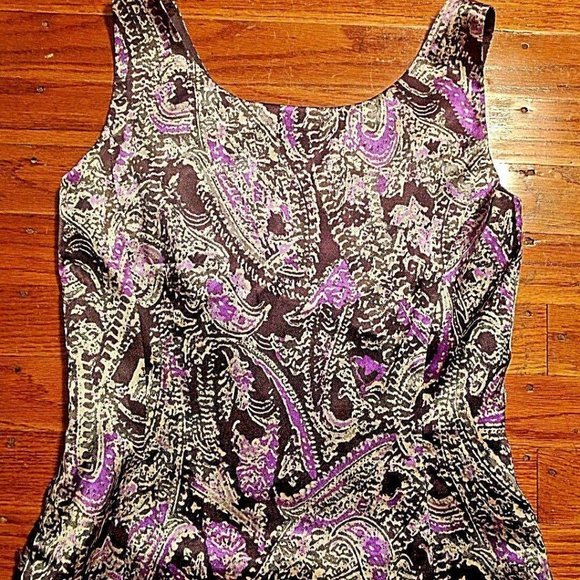 Tahari Womens Top Tank Size 2 Petite - Picture 2 of 5